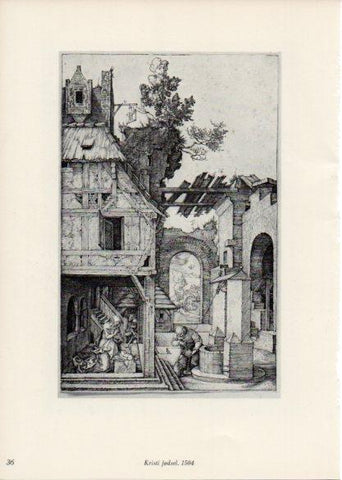 LAMINA V35649: Albrecht Durer. Kristi fodsel