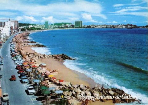 LAMINA V35564: Vista de la playa de San Antonio de Calonge