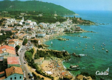 LAMINA V35567: Vista aerea de Calella, Gerona