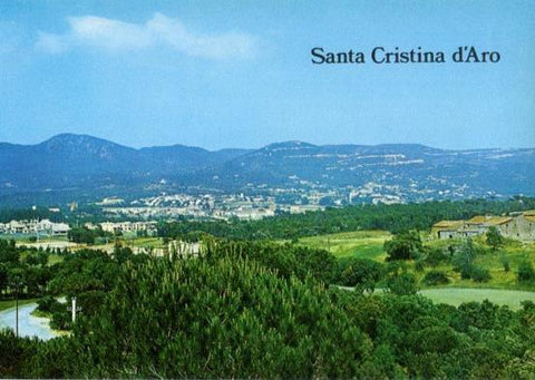 LAMINA V35559: Vista de Santa Cristina d'Aro, Gerona