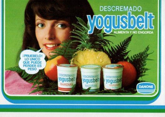 LAMINA V35579: Publicidad descremado yogusbelt de Danone