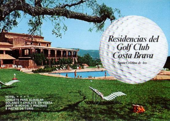 LAMINA V35558: Publicidad Residencias del Golf Club Costa Brava