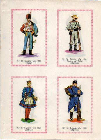 LAMINA V35534: Husar, Cantinera y soldado de infanteria