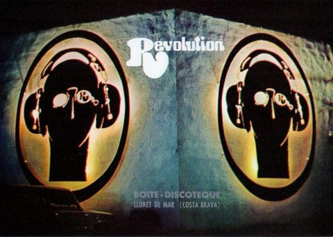 LAMINA V35555: Publicidad Revolution Boite discoteque en Lloret de Mar