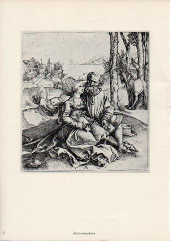 LAMINA V35632: Albrecht Durer. Elskovshandelen