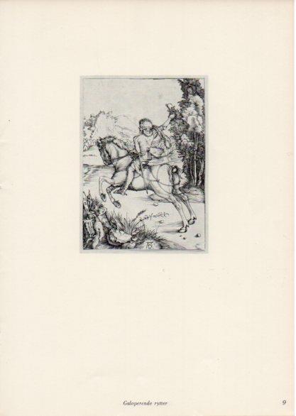 LAMINA V35636: Albrecht Durer. Galoperende rytter