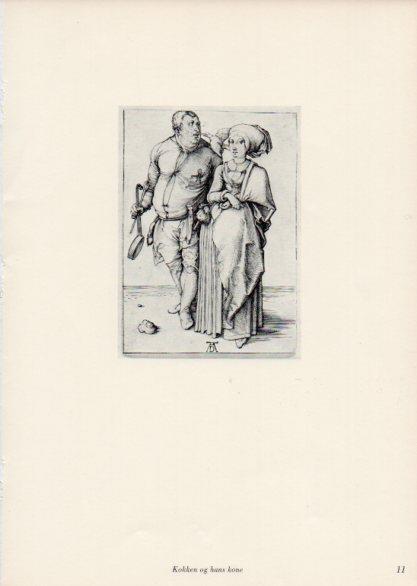 LAMINA V35637: Albrecht Durer. Kokken oh hans kone