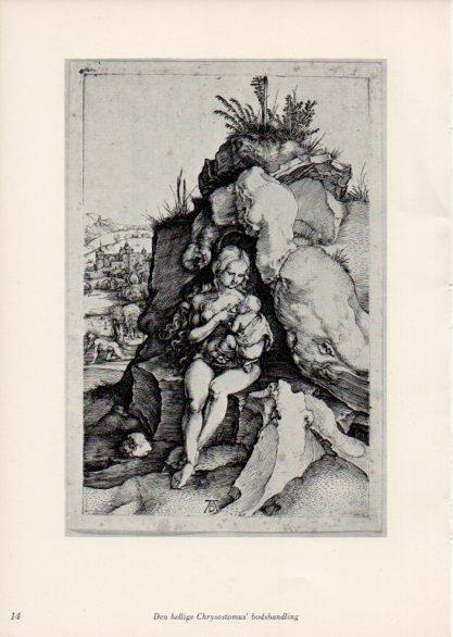 LAMINA V35638: Albrecht Durer. Den hellige Johannes Chrysostomus bodshandling