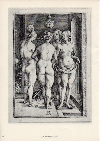 LAMINA V35640: Albrecht Durer. De fire hekse