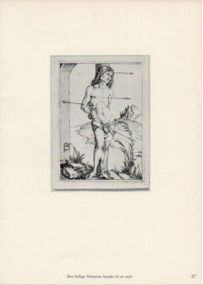 LAMINA V35645: Albrecht Durer. Den hellige Sebastian bundet til en sojle