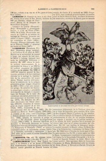 LAMINA V36120: Lambrequines de las armas del Leon por Durero