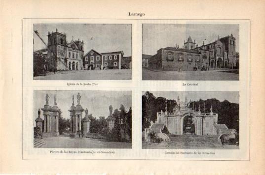 LAMINA V36102: Monumentos en Lamego, Portugal