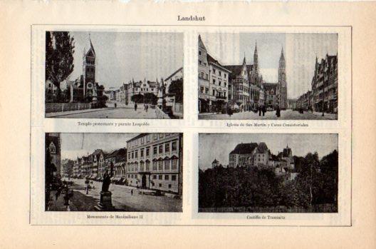 LAMINA V36131: Edificios en Landshut, Alemania