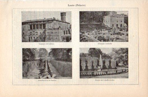 LAMINA V36132: Palacio Lante en Roma