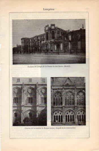 LAMINA V36140: Colegio de las Damas de San Mauro en Madrid