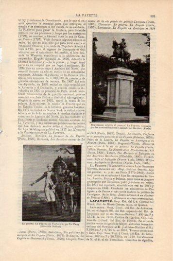 LAMINA V36071: Monumento al general La Fayette en Paris