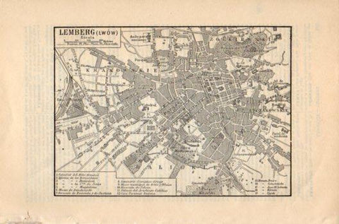 LAMINA V36257: Plano de Lemberg, Ucrania