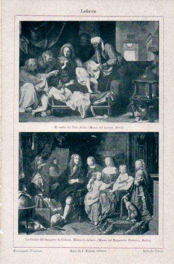LAMINA V36244: Obras por C. Le Brun