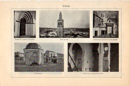 LAMINA V36234: Vistas de Lebrija, Sevilla