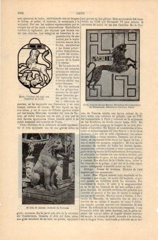 LAMINA V36265: El leon de Atenas