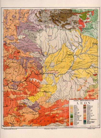 LAMINA V36286: Mapa geologico de Leon