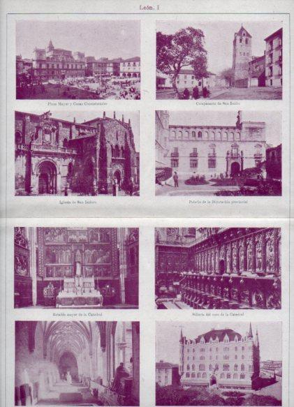 LAMINA V36283: Edificios en Leon