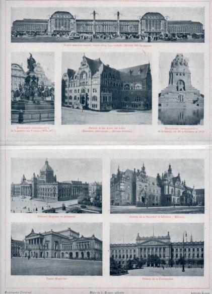 LAMINA V36280: Monumentos y Palacios en Leipzig