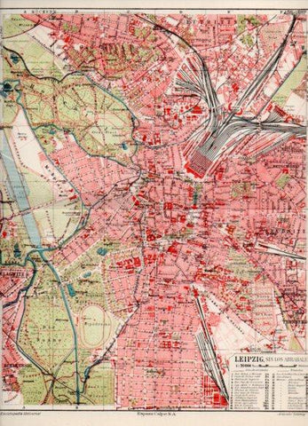 LAMINA V36279: Plano de Leipzig