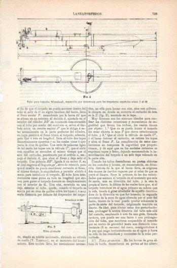 LAMINA V36184: Tubo para torpedos Whitehead