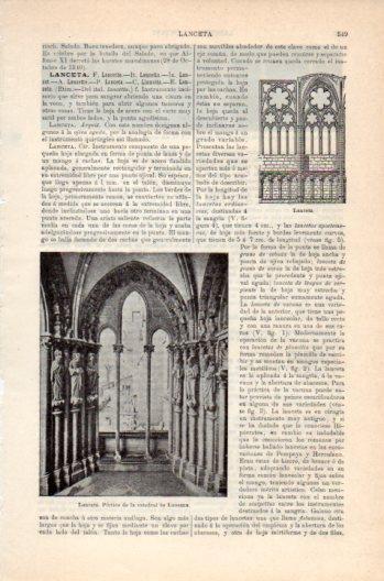 LAMINA V36167: Portico Catedral de Lausana