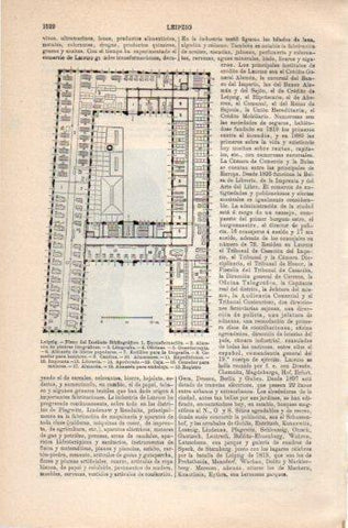 LAMINA V36230: Plano Instituto Bibliografico de Leipzig