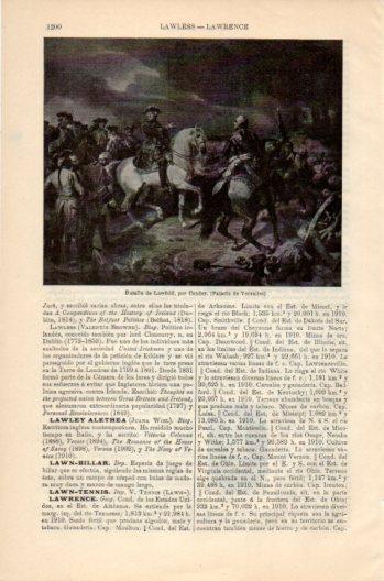LAMINA V36211: Batalla de Lawfeld por Couder