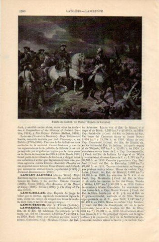 LAMINA V36211: Batalla de Lawfeld por Couder