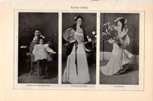 LAMINA V36210: Retratos por Juan Lavery