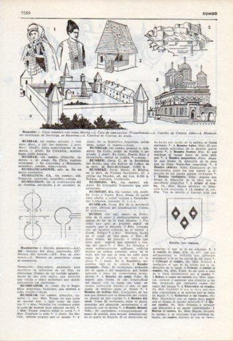 LAMINA V35884: Monasterio de Sucevita en Rumania