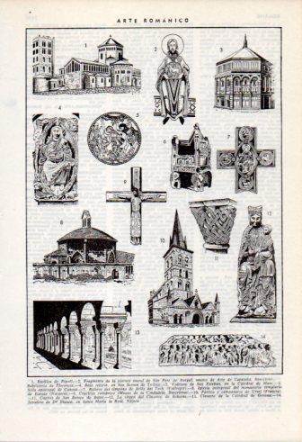 LAMINA V35878: Arte romanico