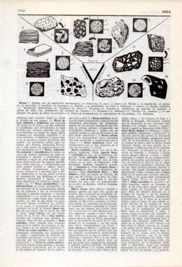 LAMINA V35873: Tipos de rocas