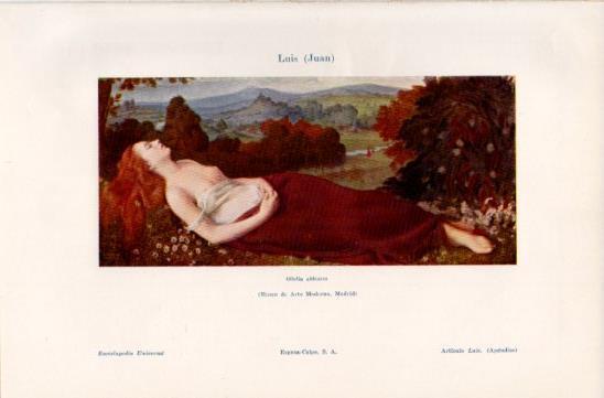 LAMINA V35828: Ofelia aldeana por Juan Luis
