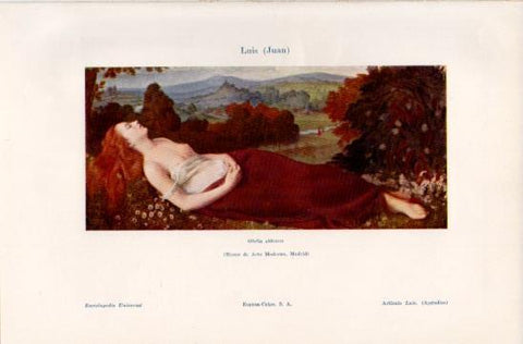 LAMINA V35828: Ofelia aldeana por Juan Luis