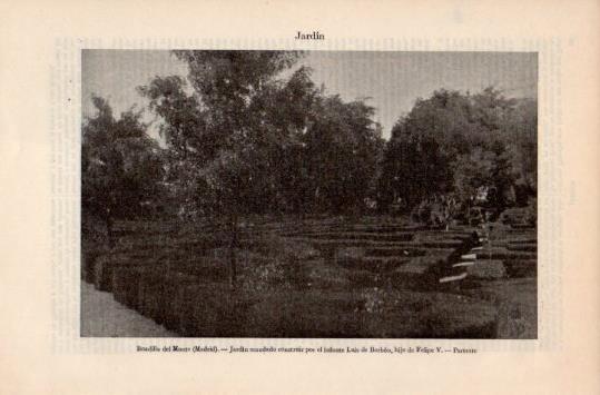 LAMINA V35817: Parterre del jardin de Boadilla del Monte, Madrid