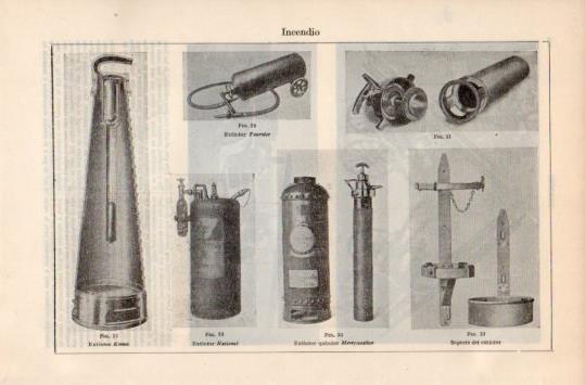 LAMINA V35814: Extintores contra incendios