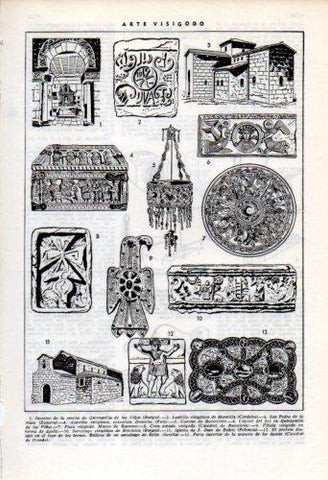 LAMINA V35926: Arte Visigodo