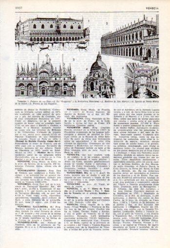 LAMINA V35913: Vistas de Venecia