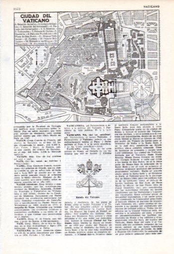 LAMINA V35908: Plano de la Ciudad del Vaticano