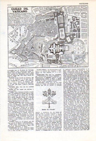 LAMINA V35908: Plano de la Ciudad del Vaticano