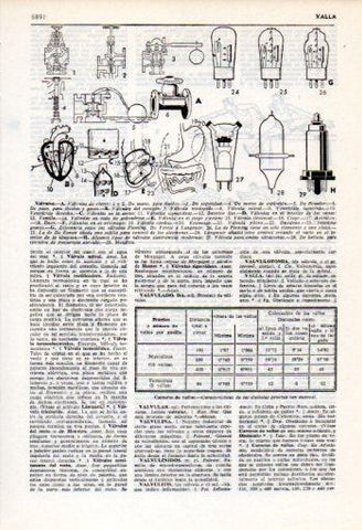 LAMINA V35906: Tipos de valvulas