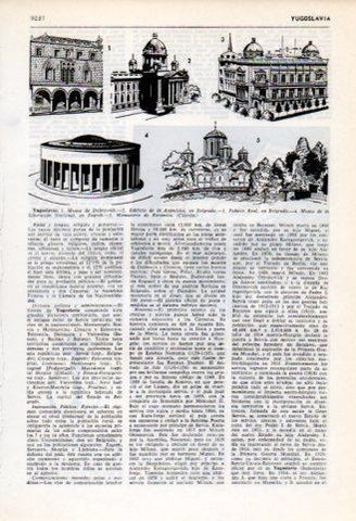 LAMINA V35936: Monumentos en Yugoslavia