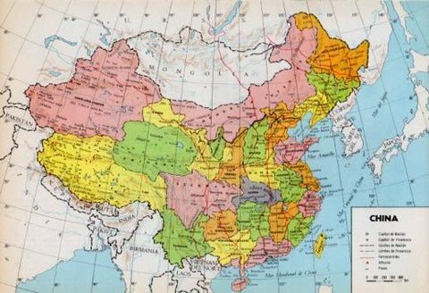 LAMINA V35963: Mapa de China