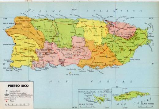 LAMINA V35962: Mapa de Puerto Rico