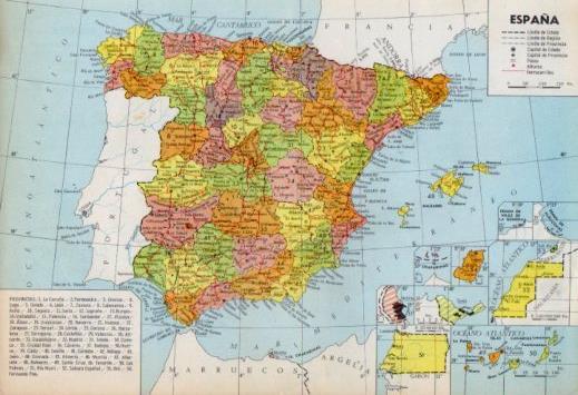 LAMINA V35957: Mapa de España